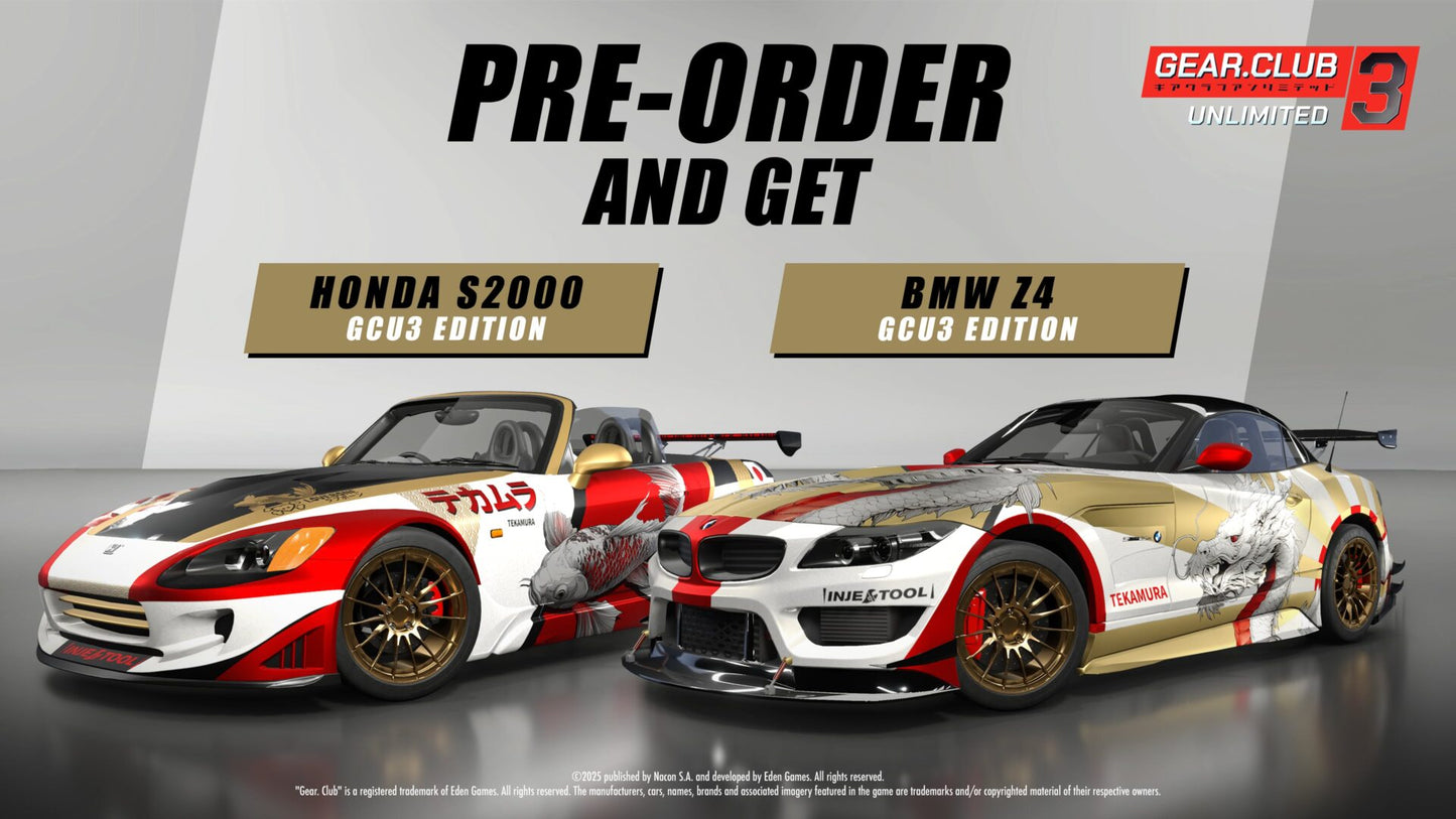 Gear.Club Unlimited 3 - Pre-Order Bonus DLC EU Nintendo Switch 2 Key