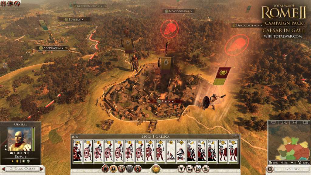 Total War: ROME II - Caesar in Gaul Campaign Pack DLC PC Steam CD Key