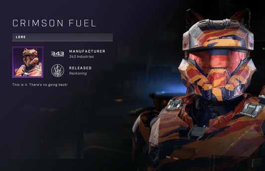 Halo Infinite - Pass Tense Crimson Fuel Visor DLC XBOX One / Xbox Series X|S / Windows 10 CD Key