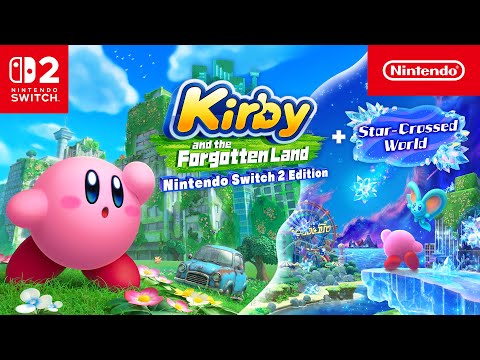 Kirby and the Forgotten Land + Star-Crossed World Nintendo Switch 2 Online Account Activation - Video 1