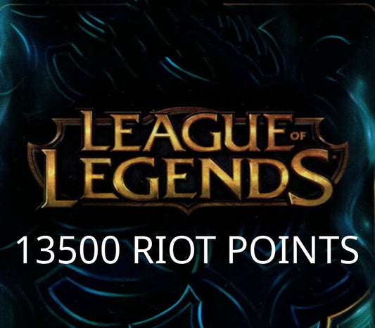 League of Legends 13500 RP Prepaid Card EU
