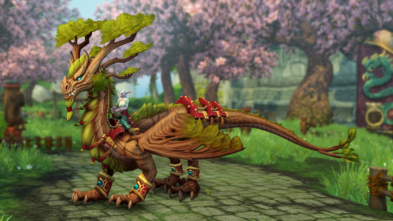 World of Warcraft - Auspicious Arborwyrm Mount DLC PC Battle.net Altergift