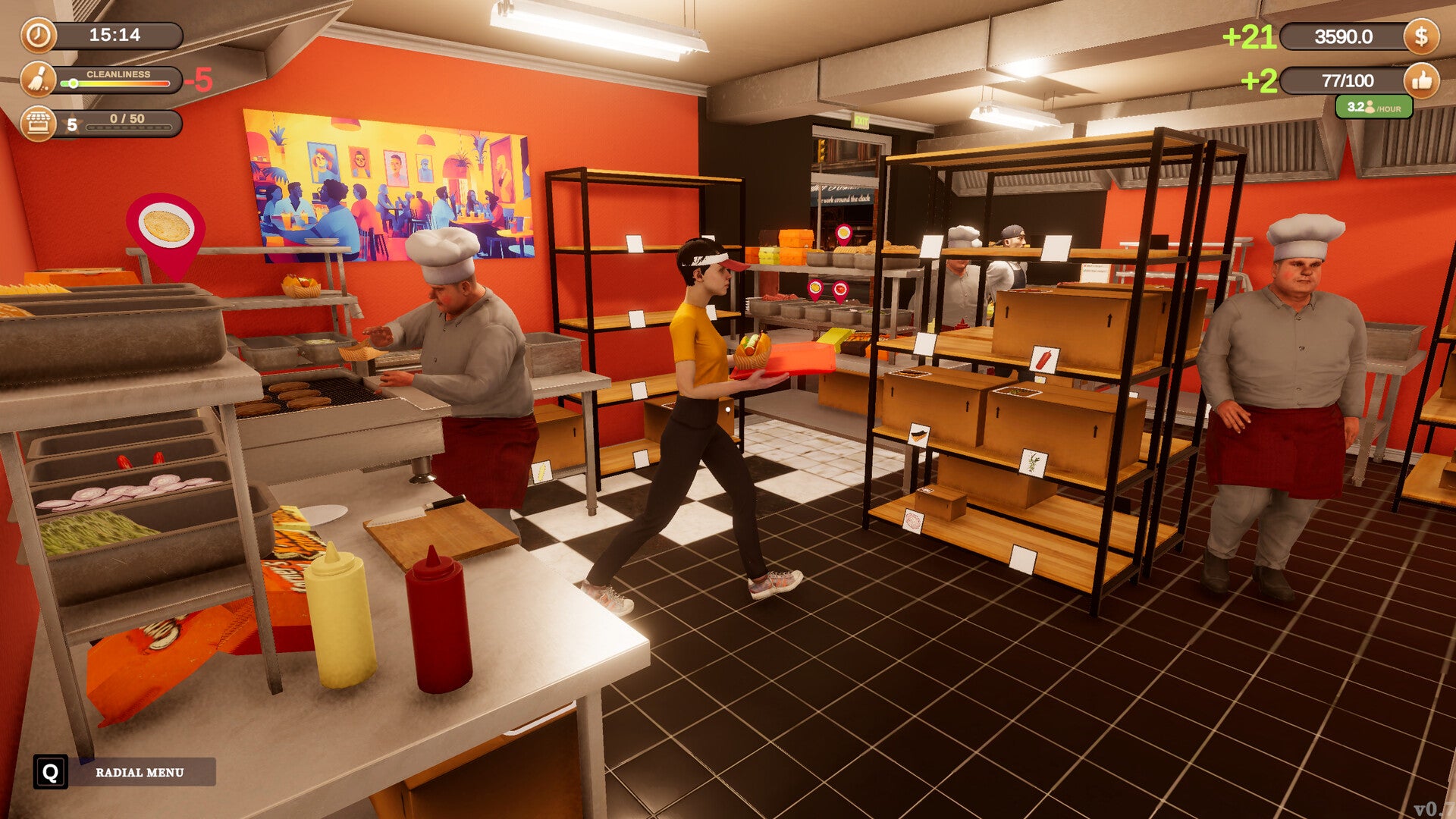 Corner Kitchen Fast Food Simulator EU PS5 CD Key