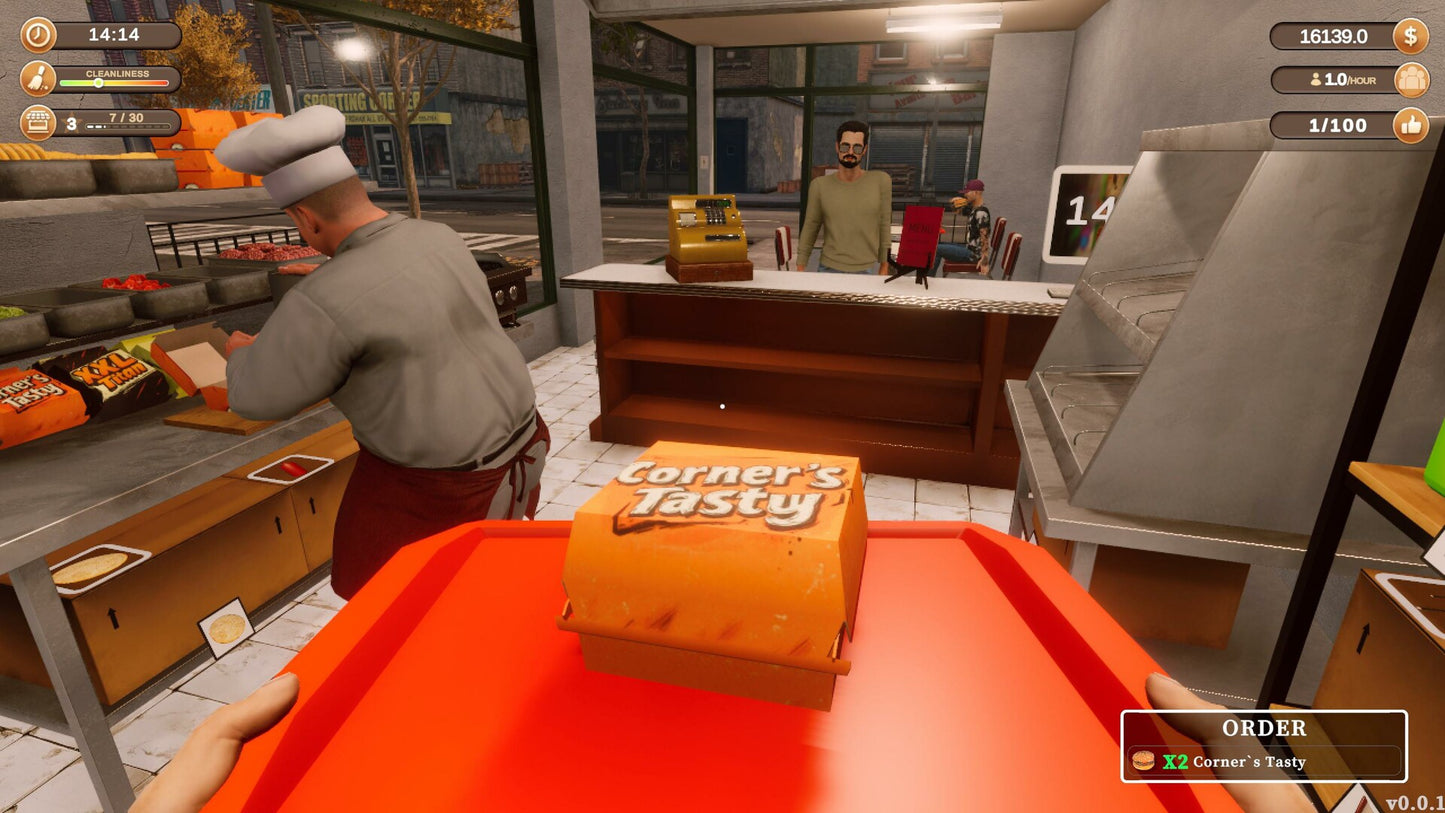 Corner Kitchen Fast Food Simulator EU PS5 CD Key