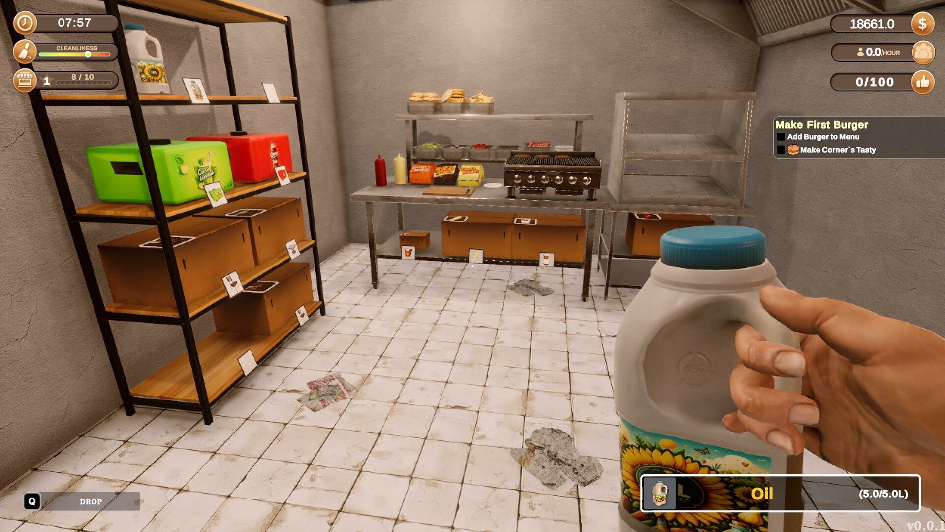 Corner Kitchen Fast Food Simulator EU PS5 CD Key