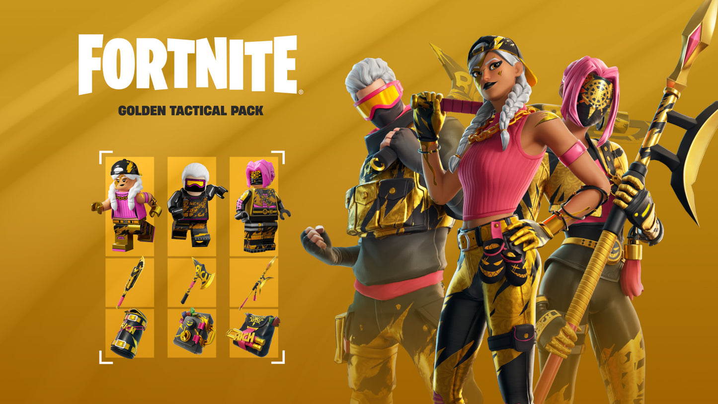 Fortnite - Golden Tactical Pack ZA XBOX One / Xbox Series X|S CD Key