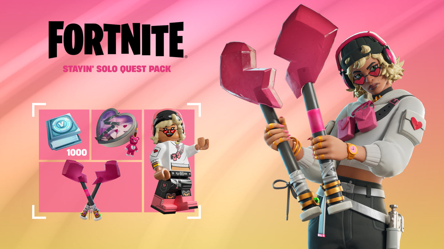 Fortnite - Stayin' Solo Quest Pack US XBOX One / Xbox Series X|S CD Key
