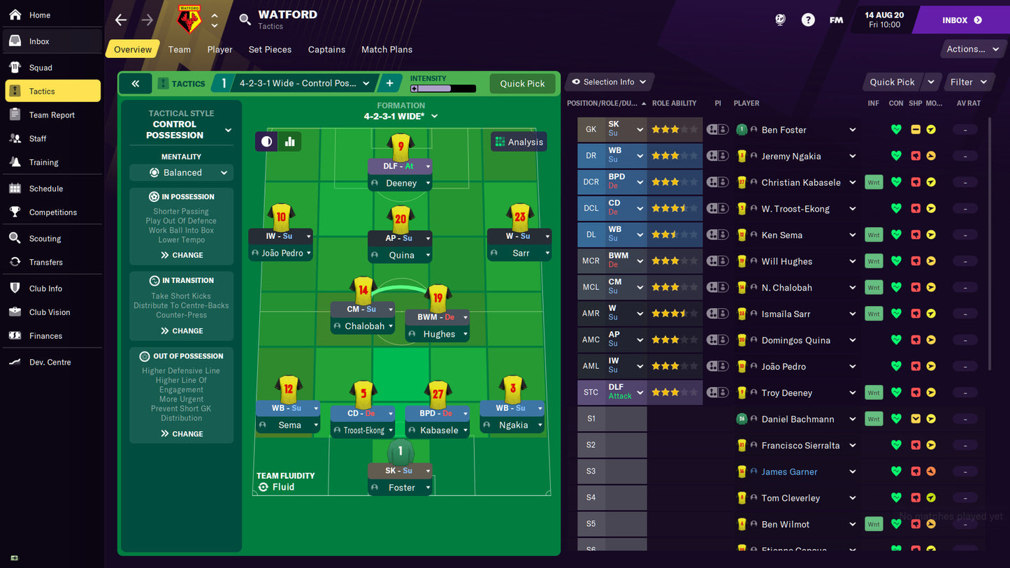 Football Manager Touch 2021 EU Nintendo Switch CD Key