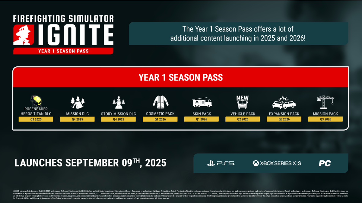 Firefighting Simulator: Ignite Year 1 Edition US Xbox Series X|S / PC CD Key