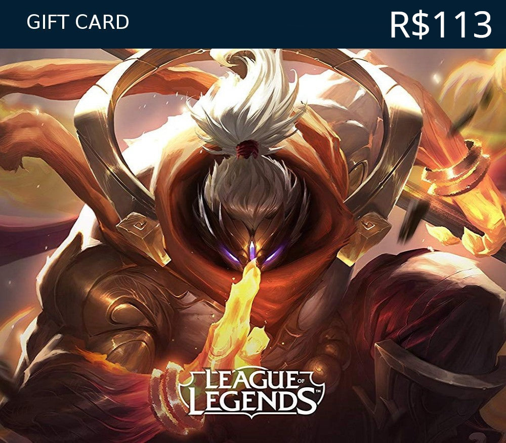 League of Legends BRL 113 Prepaid RP Card BR