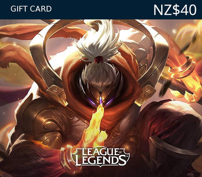 League of Legends NZD 40 Prepaid RP Card NZ