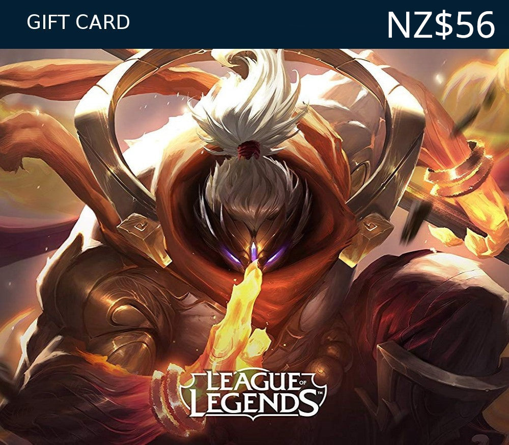 League of Legends NZD 56 Prepaid RP Card NZ