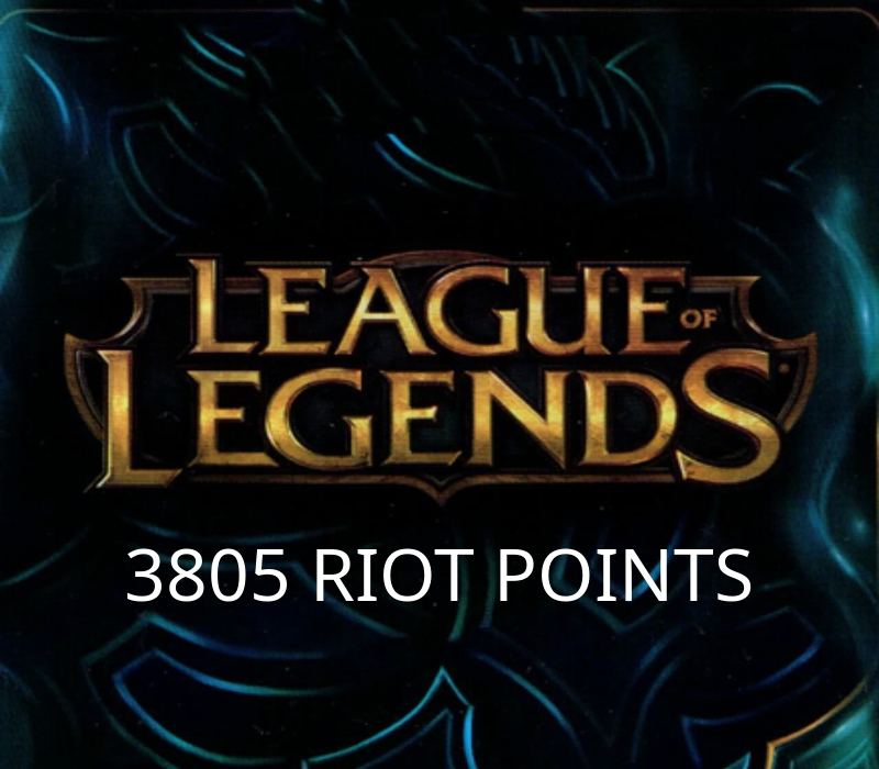 League of Legends 3805 RP Prepaid Card BR