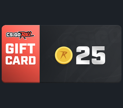 CSGORoll 25 Coins Gift Card