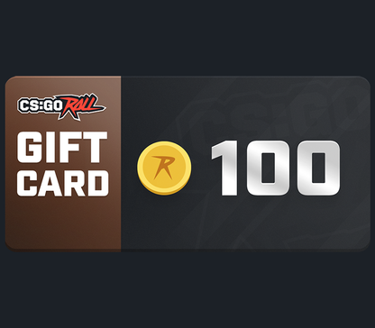 CSGORoll 100 Coins Gift Card