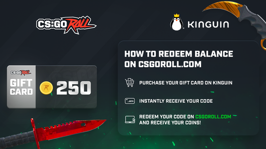 CSGORoll 250 Coins Gift Card