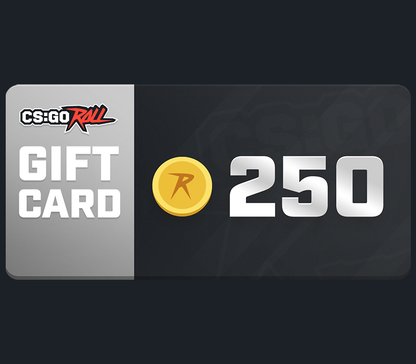 CSGORoll 250 Coins Gift Card