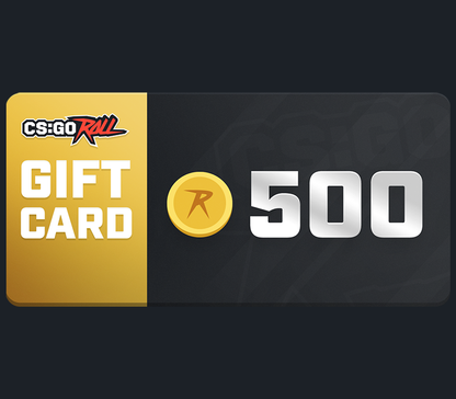 CSGORoll 500 Coins Gift Card