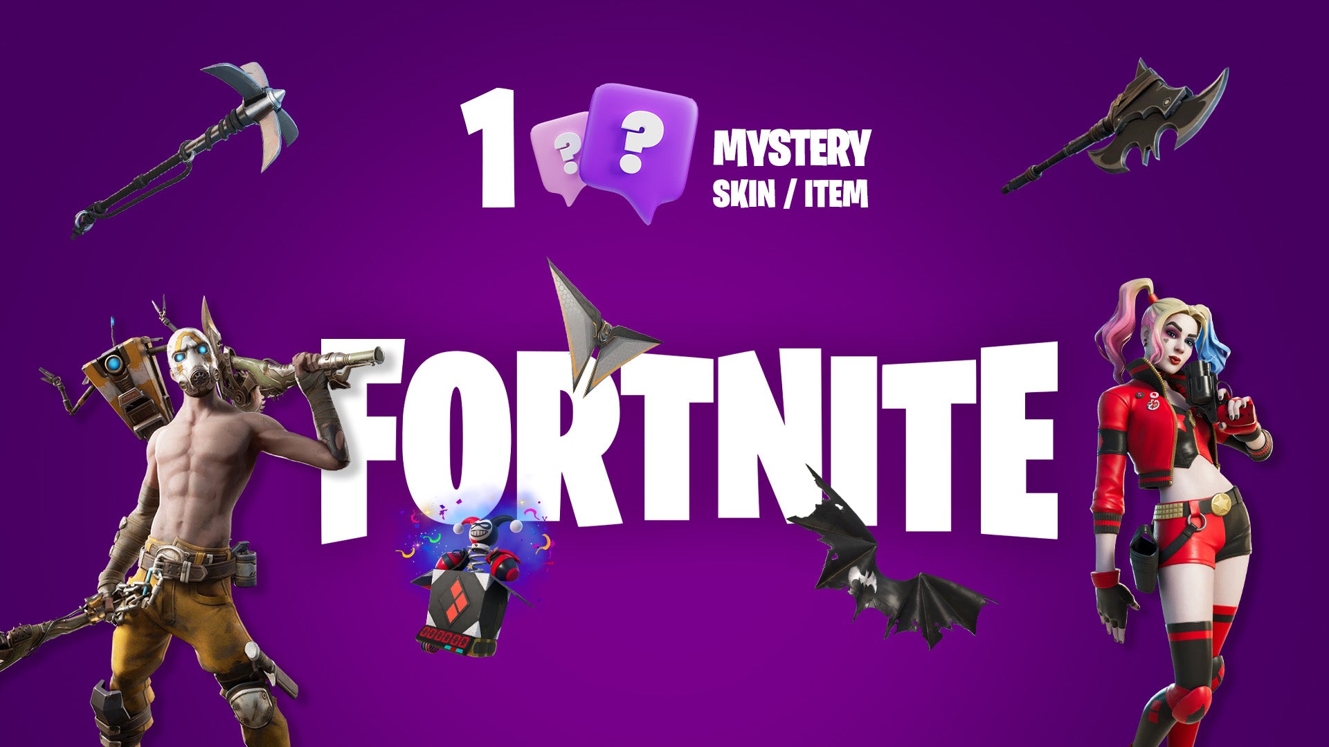 1 Mystery Fortnite Skin / Item PC Epic Games CD Key