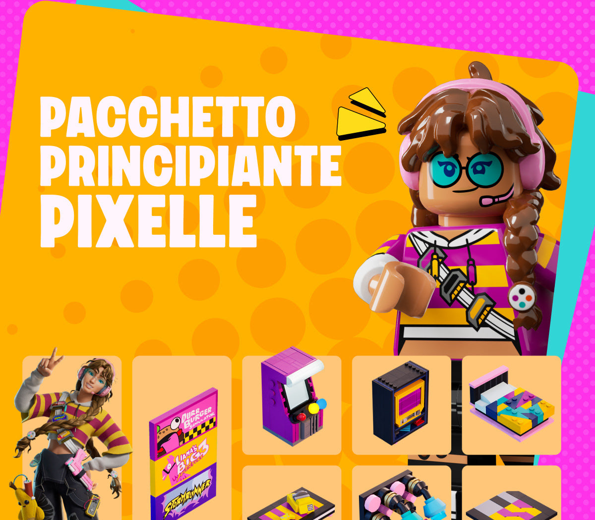 Fortnite - Pixelle Starter Pack DLC EU XBOX One / Xbox Series X|S CD Key