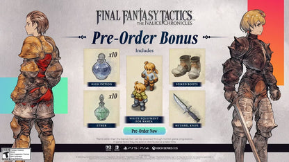 Final Fantasy Tactics: The Ivalice Chronicles - Pre-Order Bonus DLC EU PS4/PS5 CD Key