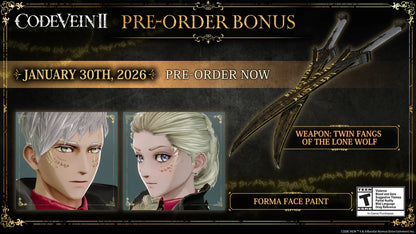 CODE VEIN II - Pre-Order Bonus DLC EU PS5 CD Key