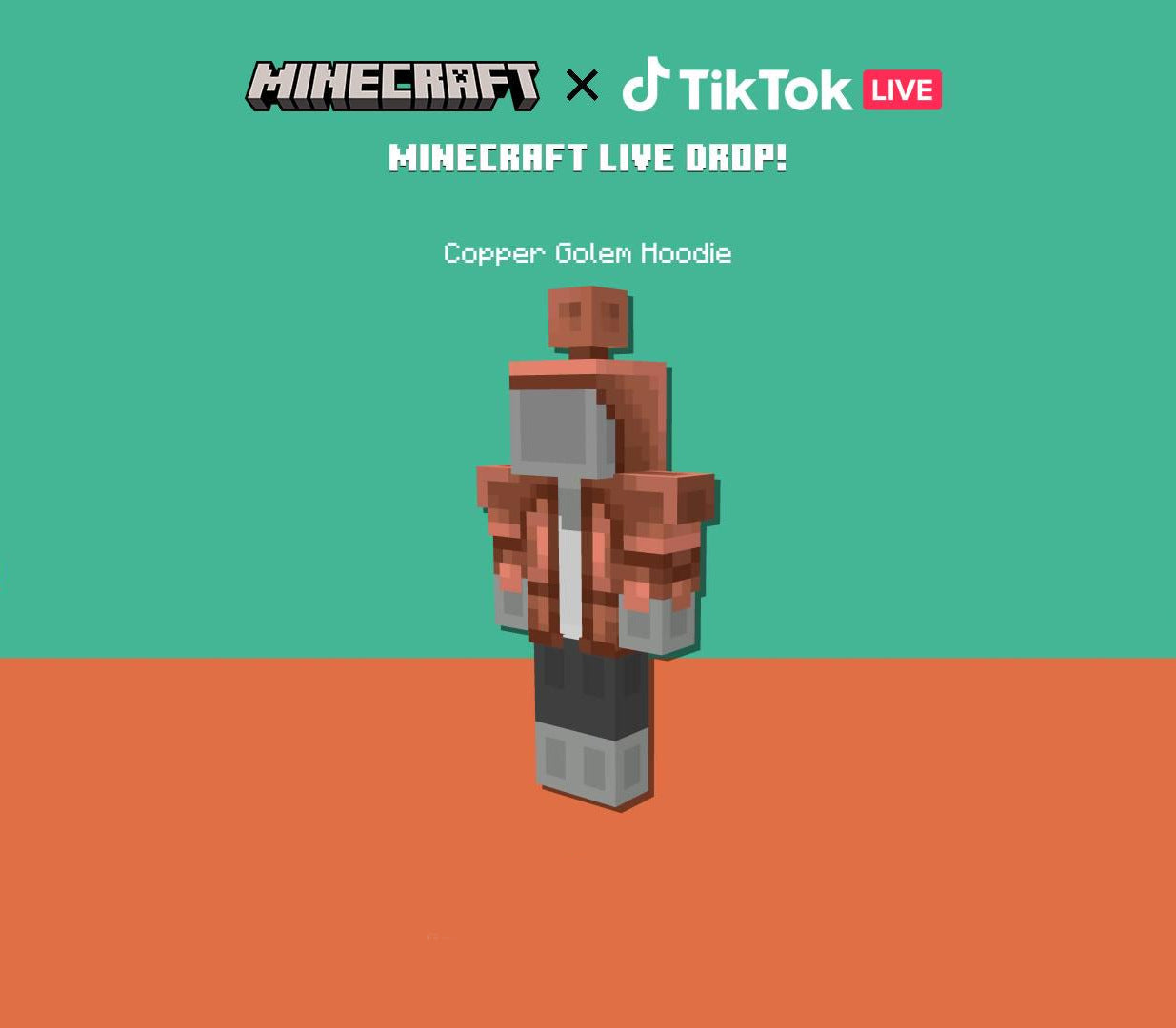 Minecraft Java & Bedrock Edition -  Copper Core Twitch Skin DLC PC CD Key