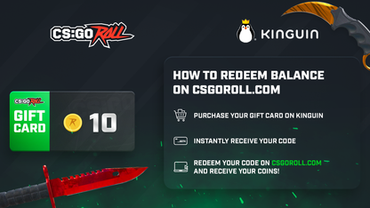 CSGORoll 10 Coins Gift Card
