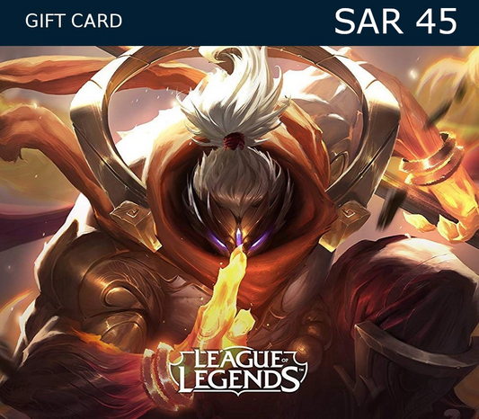 League of Legends SAR 45 Prepaid RP Card SA
