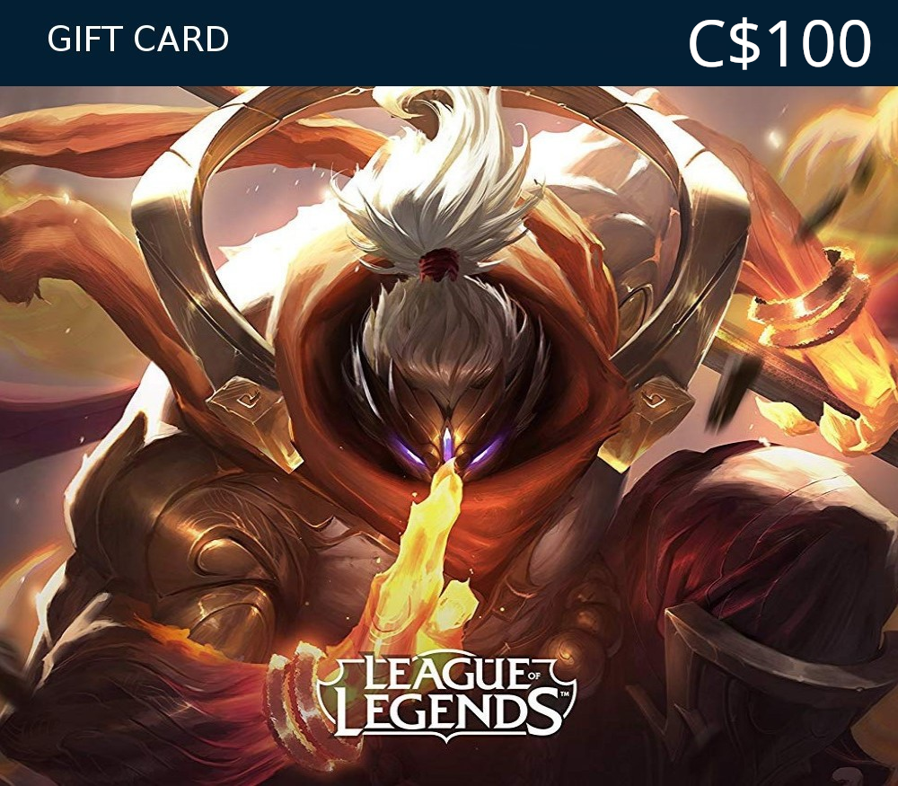 League of Legends CAD 100 Prepaid RP Card CA