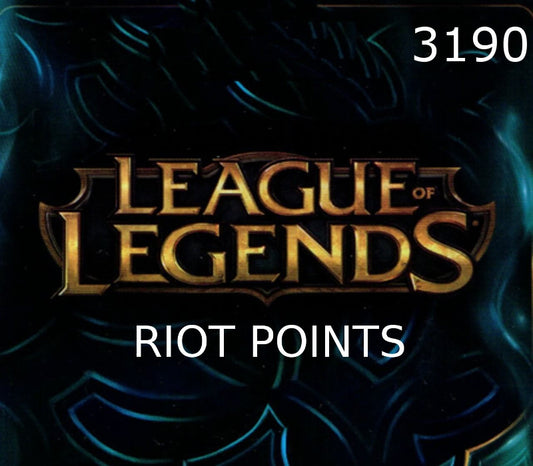 League of Legends 3190 RP Prepaid Card EU