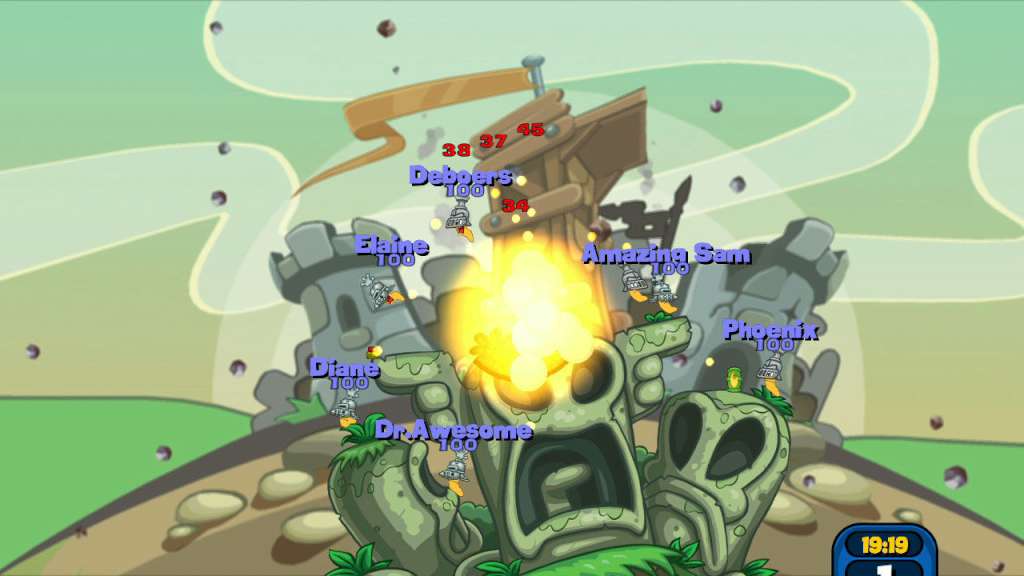 Worms Reloaded - Forts Pack DLC EU Steam CD Key