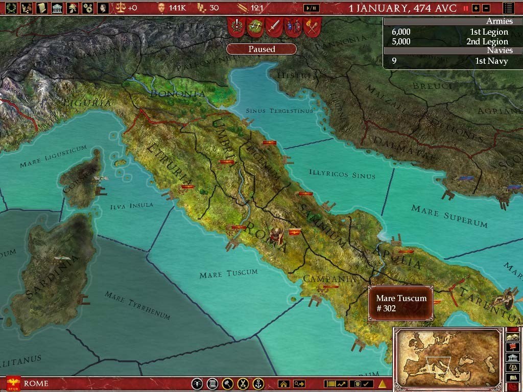 Europa Universalis: Rome Gold Edition Steam CD Key