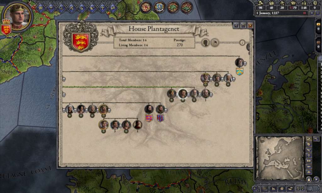 Crusader Kings II - Dynasty Shields DLC Steam CD Key