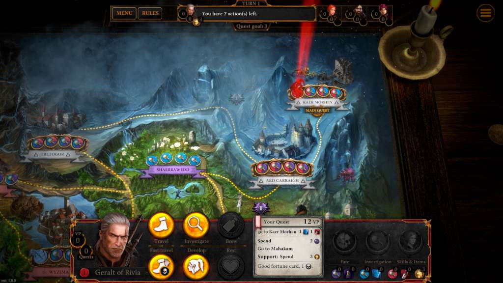 The Witcher Adventure Game RU VPN Required Steam Gift