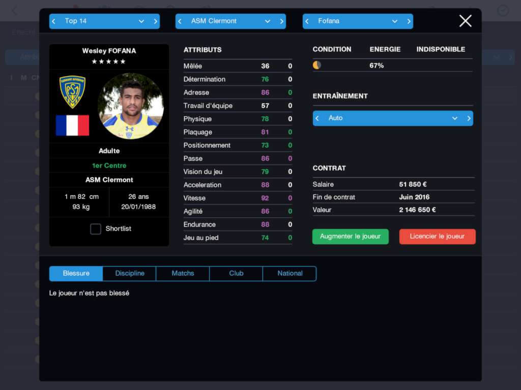 Pro Rugby Manager 2015 PC Steam Gift