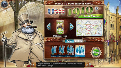 Ticket To Ride USA 1910 Steam CD Key