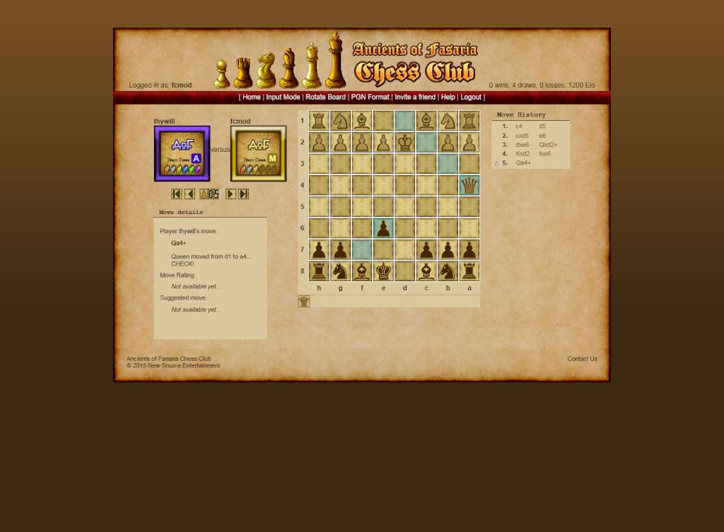 Ancients of Fasaria: Chess Club Steam CD Key