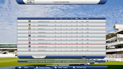 Cricket Captain 2014 Steam CD Key