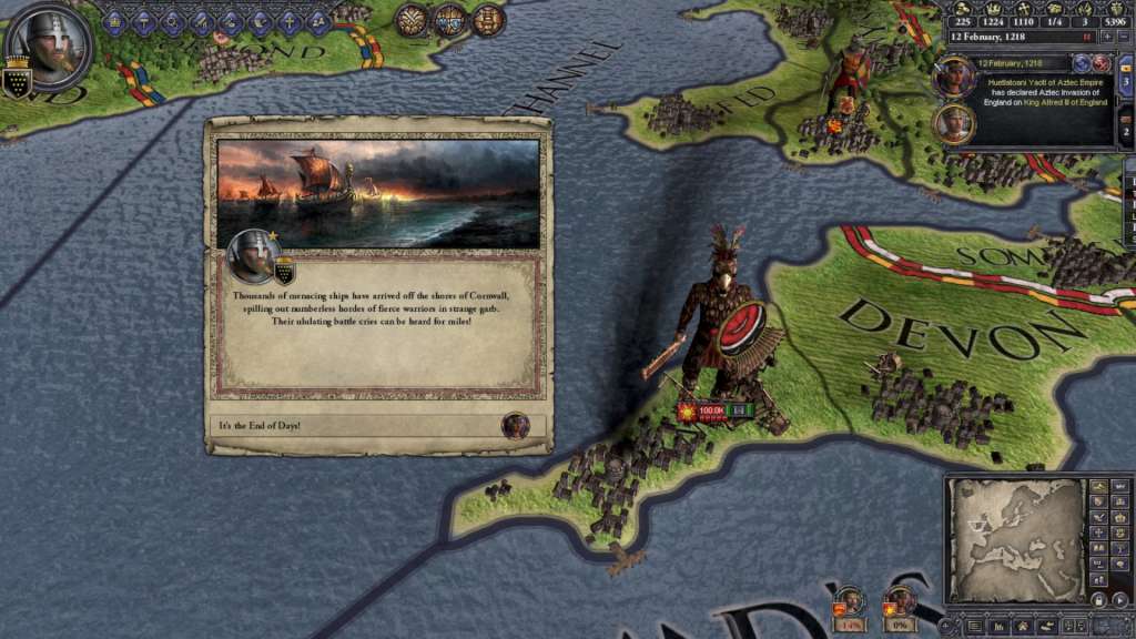 Crusader Kings II - Sunset Invasion DLC PC Steam CD Key
