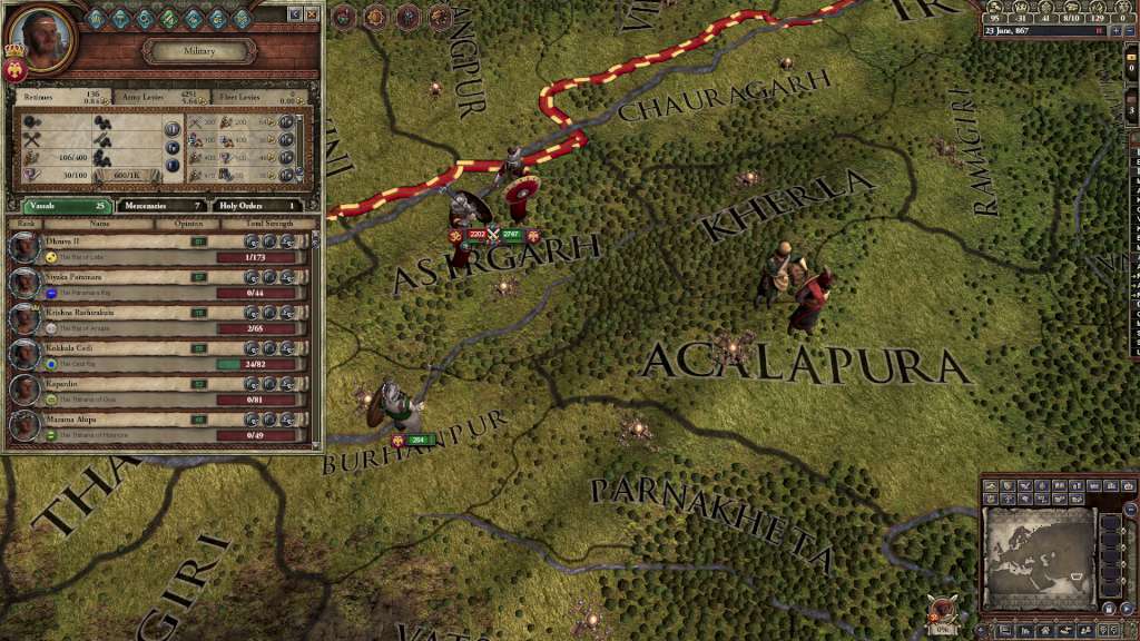 Crusader Kings II - Rajas of India DLC PC Steam CD Key