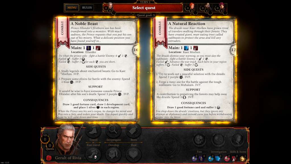The Witcher Adventure Game GOG CD Key
