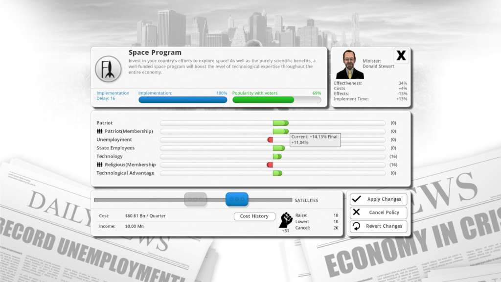 Democracy 3 Steam Gift
