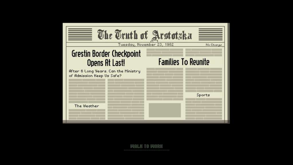 Papers, Please Steam Gift