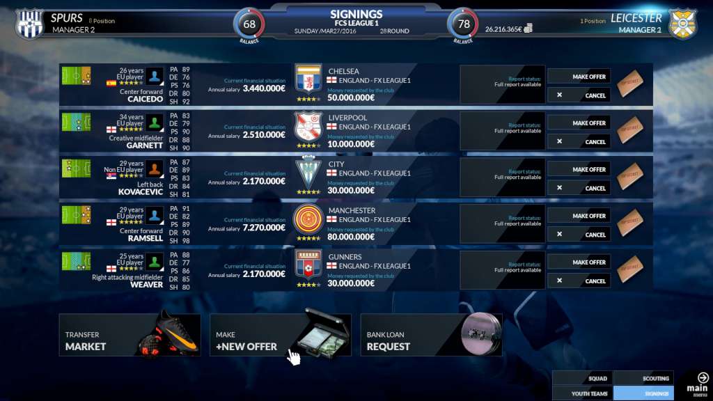 Football Club Simulator - FCS #20 Steam CD Key