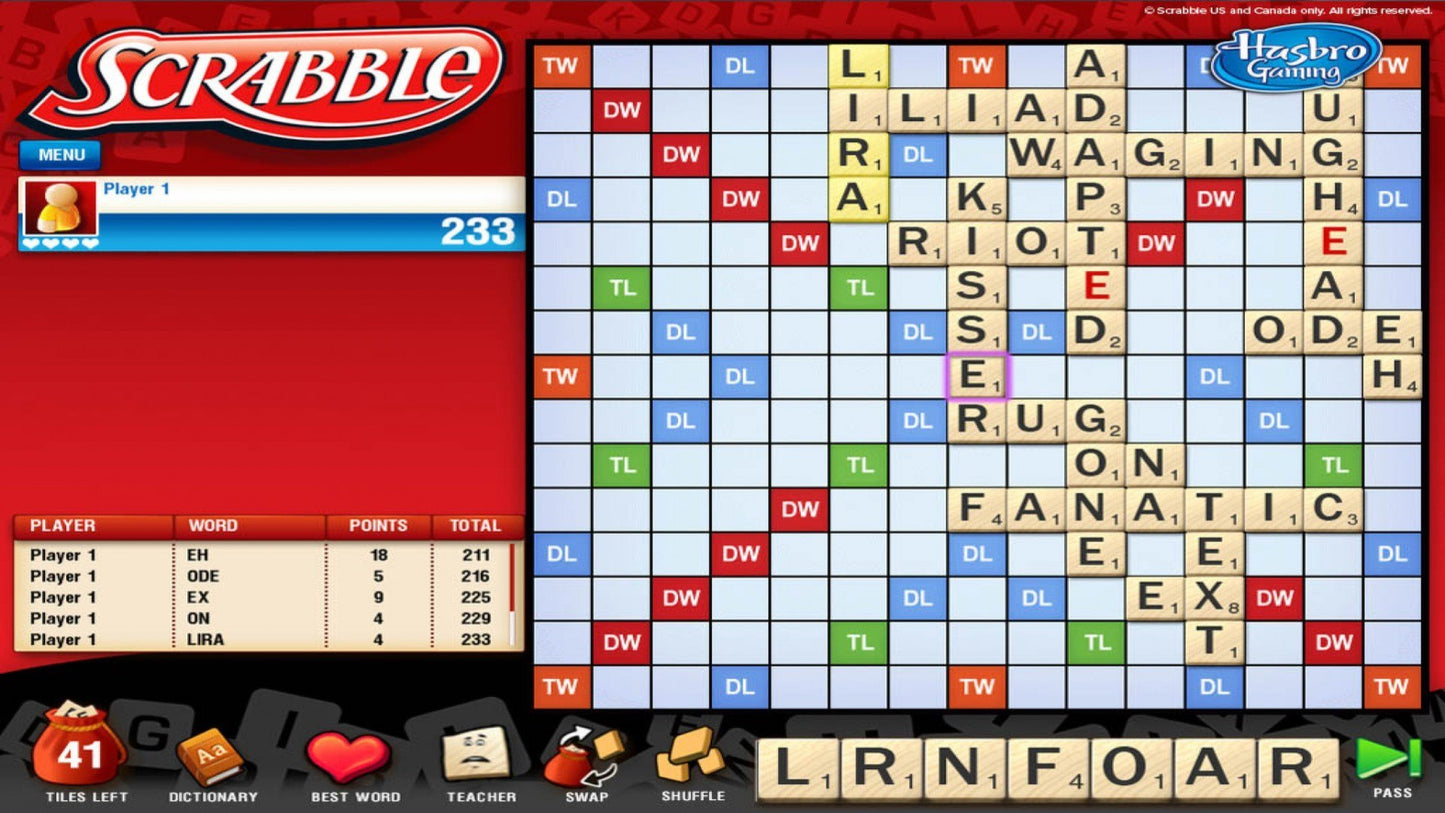 Scrabble Steam Gift