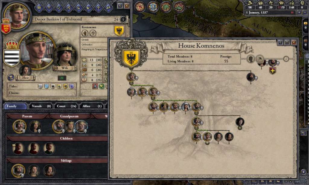 Crusader Kings II - Dynasty Shields DLC Steam CD Key