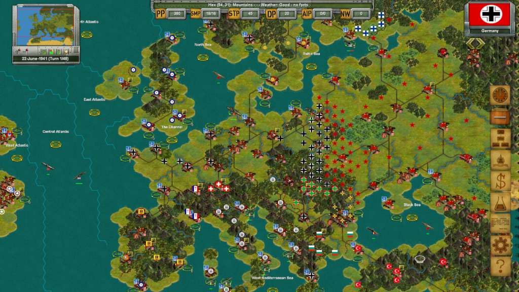 Strategic War in Europe Steam CD Key
