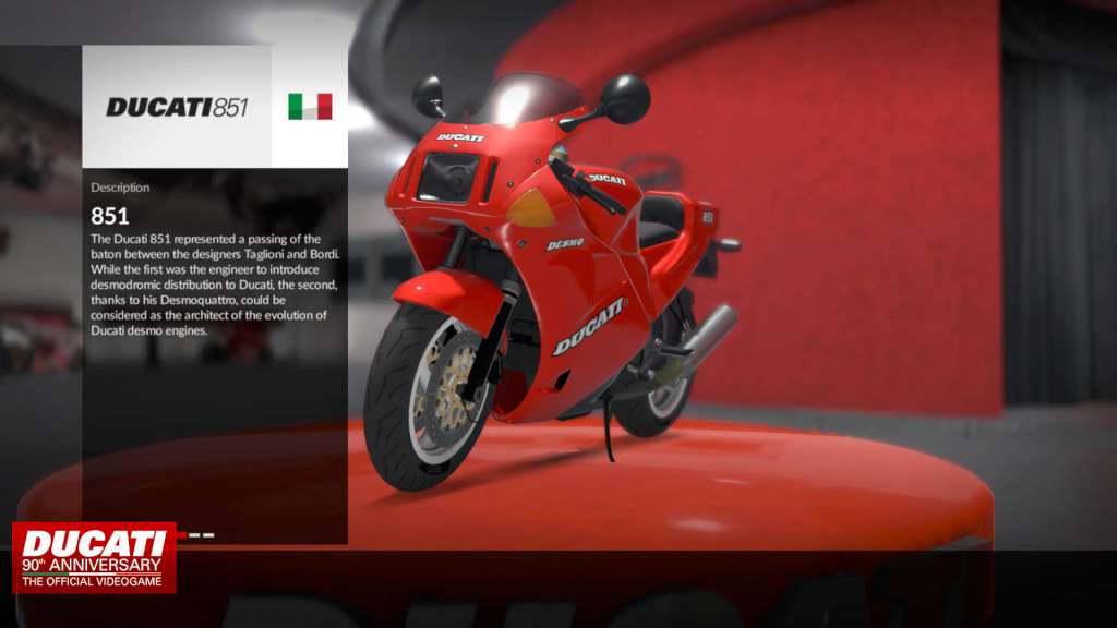 DUCATI - 90th Anniversary Steam Gift