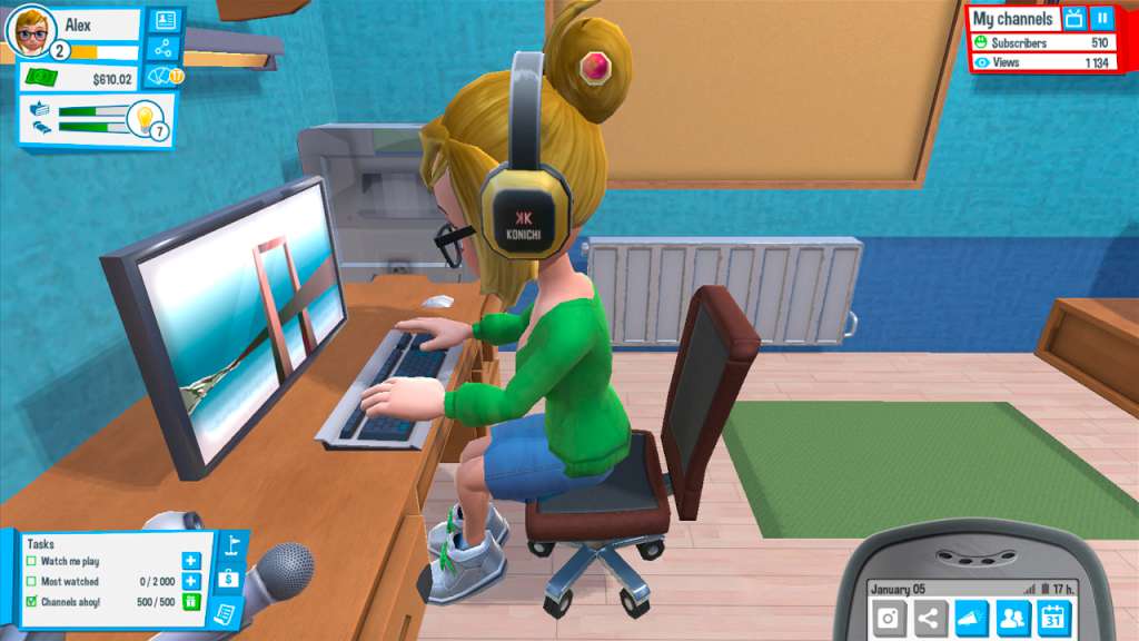 Youtubers Life: OMG Edition AR XBOX One / Xbox Series X|S CD Key